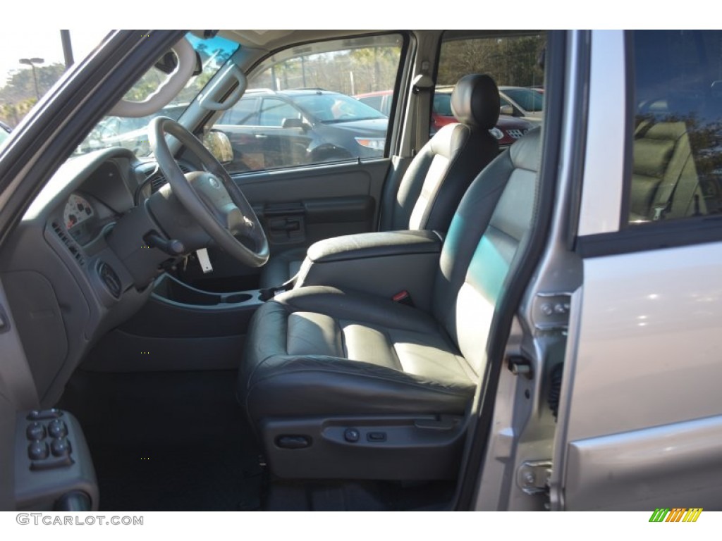2004 Explorer Sport Trac XLT - Silver Birch Metallic / Medium Dark Flint/Dark Flint photo #16