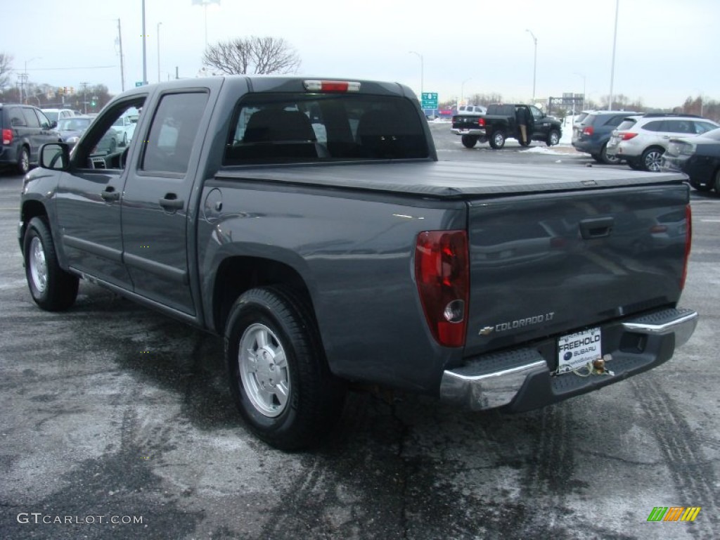 2008 Colorado LT Crew Cab - Dark Gray Metallic / Ebony photo #4