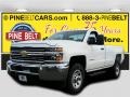 2015 Summit White Chevrolet Silverado 3500HD WT Regular Cab 4x4  photo #1