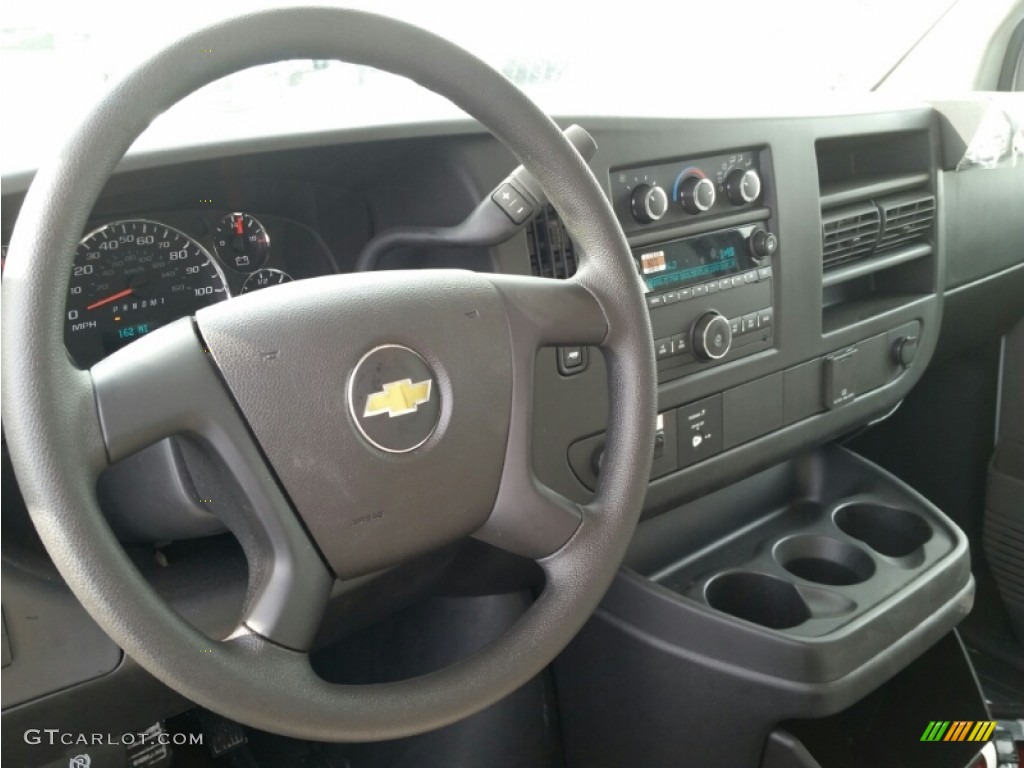 2015 Chevrolet Express Cutaway 4500 Moving Van Medium Pewter Dashboard Photo #101095299