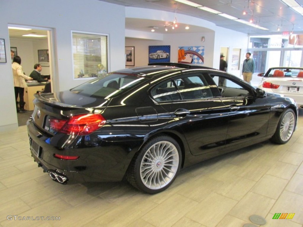 Black Sapphire Metallic 2015 BMW 6 Series B6 Bi-Turbo Gran Coupe Exterior Photo #101095944