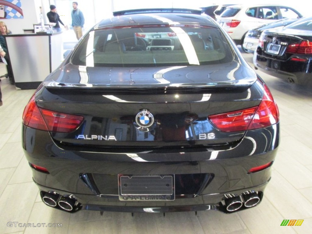 Black Sapphire Metallic 2015 BMW 6 Series B6 Bi-Turbo Gran Coupe Exterior Photo #101095965