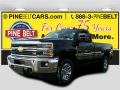 Black 2015 Chevrolet Silverado 3500HD LT Regular Cab 4x4