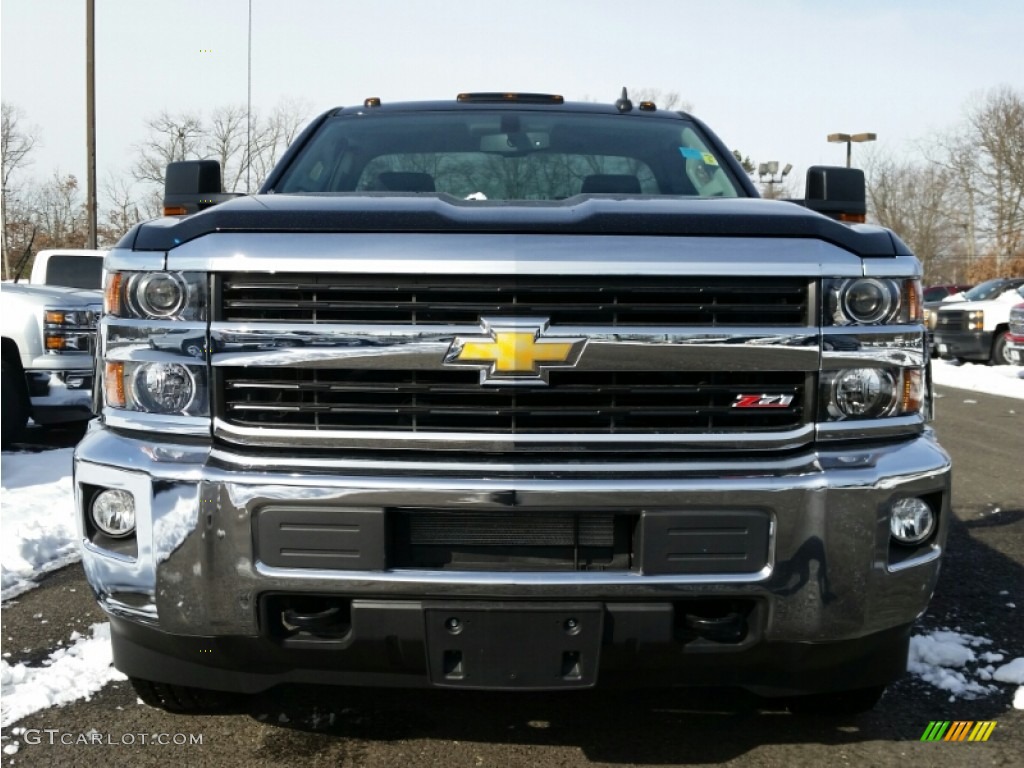 Black 2015 Chevrolet Silverado 3500HD LT Regular Cab 4x4 Exterior Photo #101096004