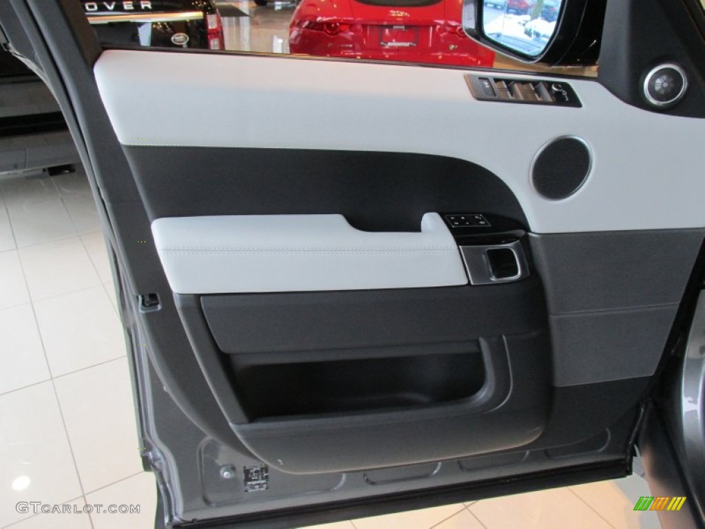 2015 Land Rover Range Rover Sport Supercharged Ebony/Cirrus Door Panel Photo #101096859