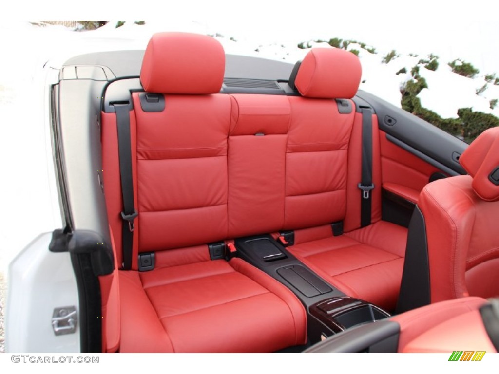 Coral Red/Black Interior 2012 BMW 3 Series 335i Convertible Photo #101098434