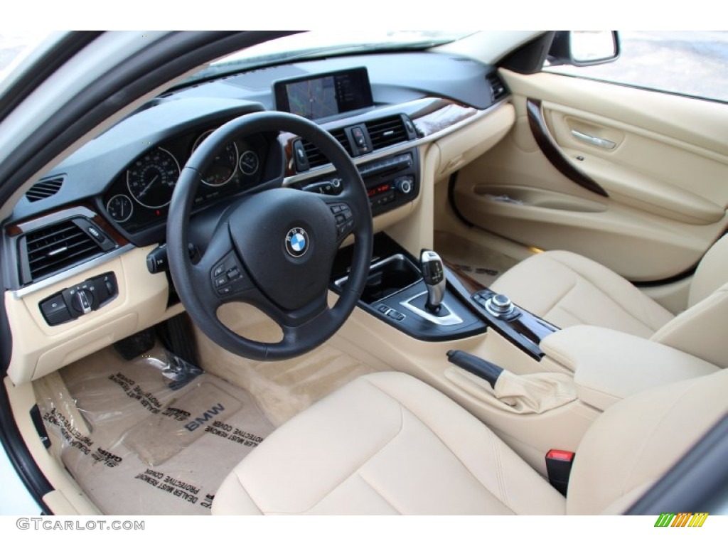 2013 3 Series 328i xDrive Sedan - Alpine White / Venetian Beige photo #10