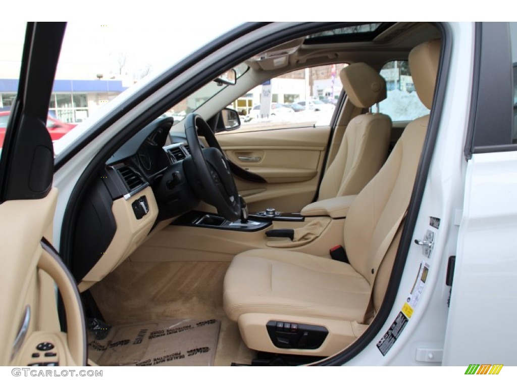 2013 3 Series 328i xDrive Sedan - Alpine White / Venetian Beige photo #11