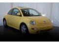 2000 Yellow Volkswagen New Beetle GLS Coupe  photo #2