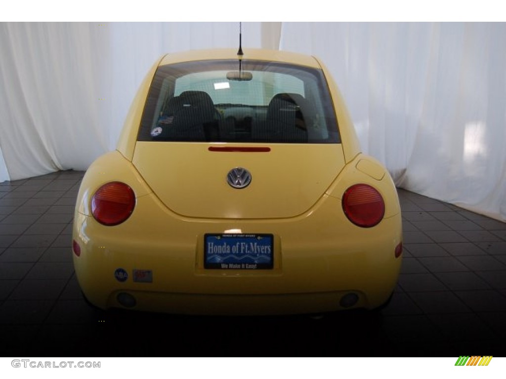 2000 New Beetle GLS Coupe - Yellow / Black photo #7