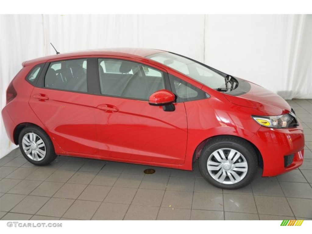 Milano Red 2015 Honda Fit LX Exterior Photo #101101329