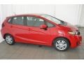 Milano Red 2015 Honda Fit LX Exterior