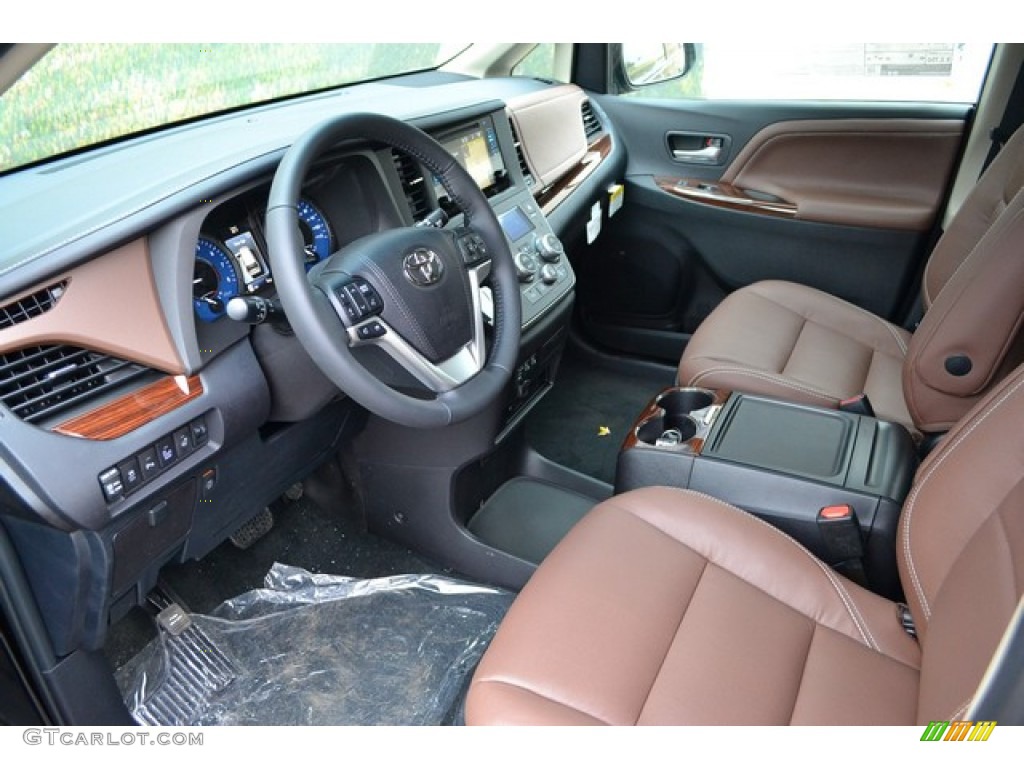 Chestnut Interior 2015 Toyota Sienna Limited AWD Photo #101101377