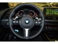 2015 BMW 6 Series Black Interior Steering Wheel Photo