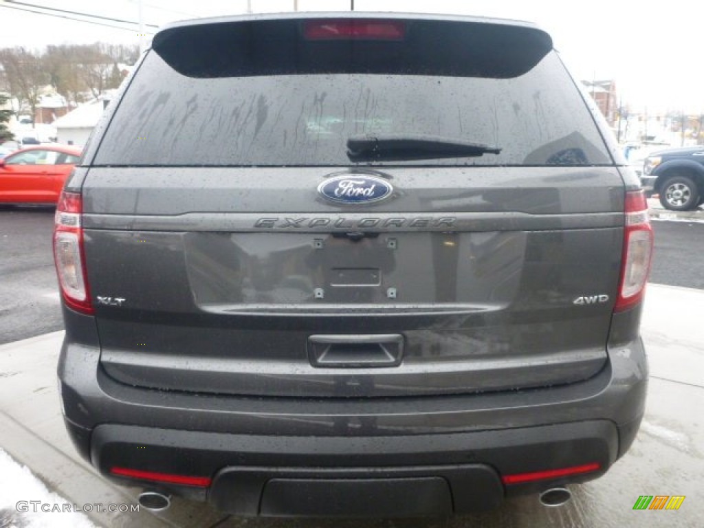 2015 Explorer XLT 4WD - Magnetic / Charcoal Black photo #4