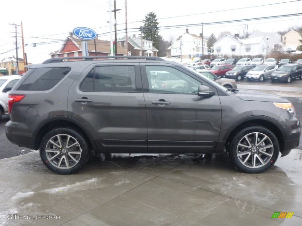 2015 Explorer XLT 4WD - Magnetic / Charcoal Black photo #7