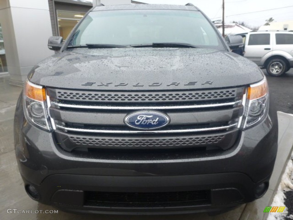 2015 Explorer XLT 4WD - Magnetic / Charcoal Black photo #9