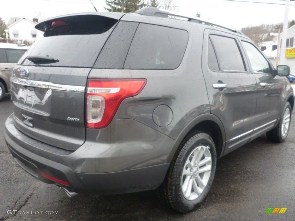 2015 Explorer XLT 4WD - Magnetic / Charcoal Black photo #6
