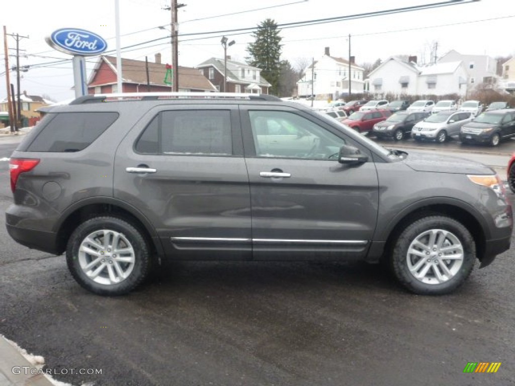 2015 Explorer XLT 4WD - Magnetic / Charcoal Black photo #7