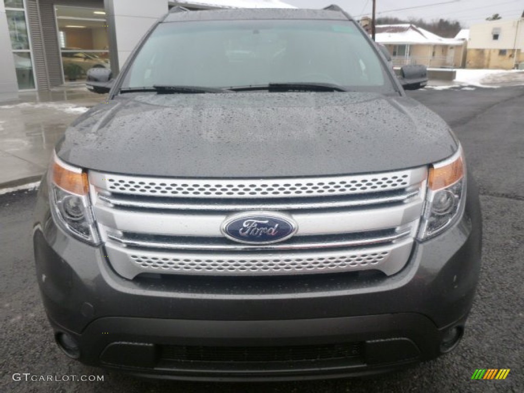 2015 Explorer XLT 4WD - Magnetic / Charcoal Black photo #9