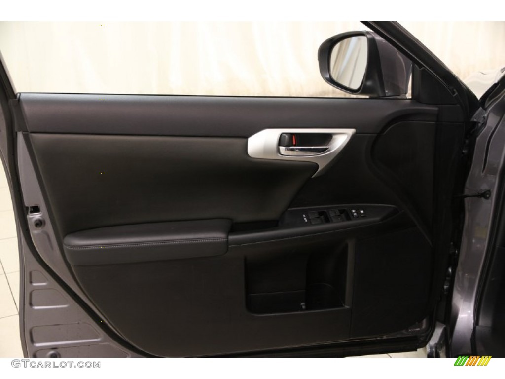 2012 CT 200h Hybrid Premium - Nebula Gray Pearl / Black photo #4