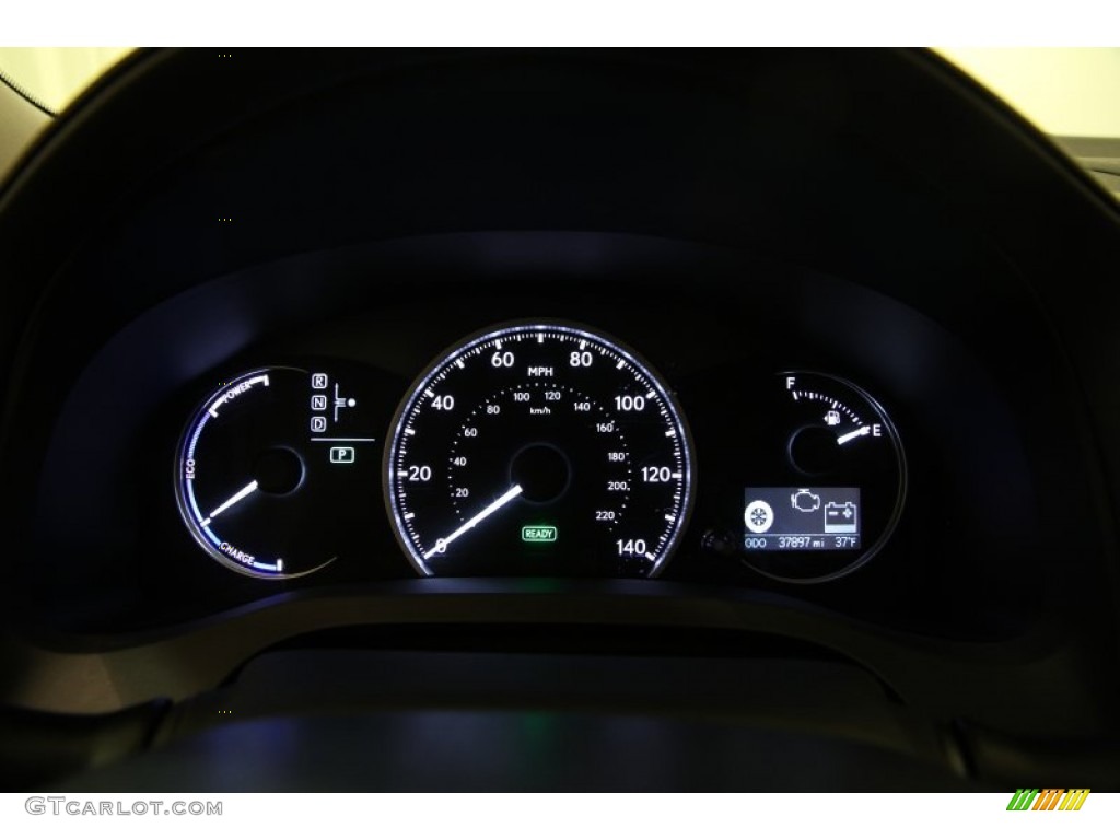 2012 CT 200h Hybrid Premium - Nebula Gray Pearl / Black photo #7