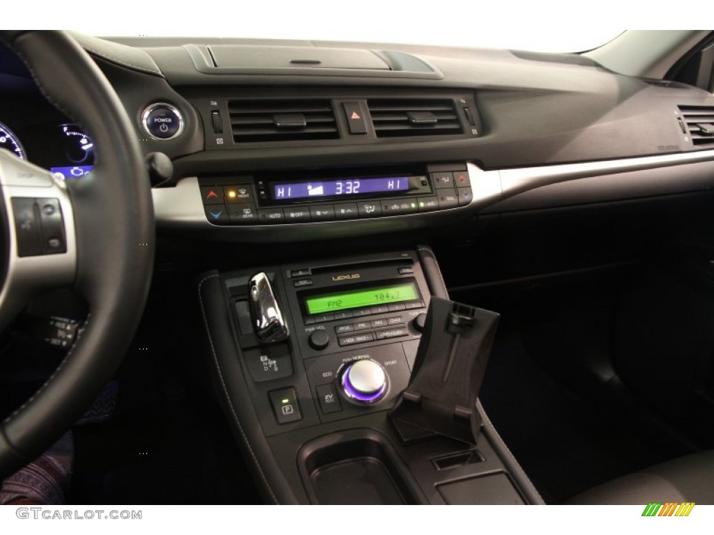 2012 CT 200h Hybrid Premium - Nebula Gray Pearl / Black photo #8