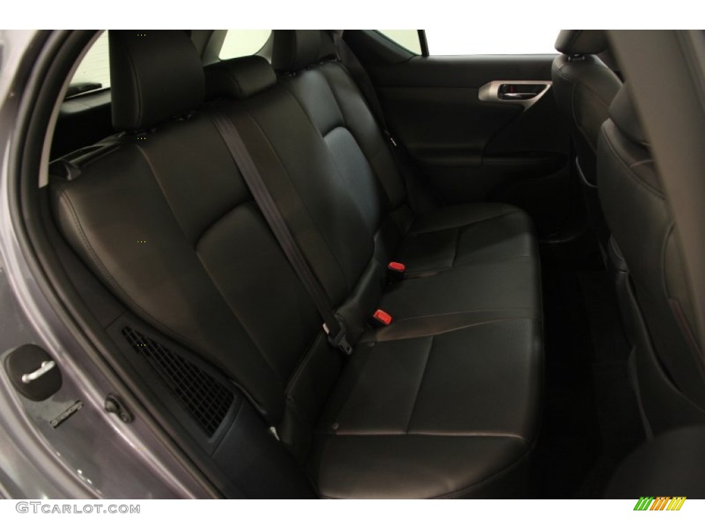 2012 CT 200h Hybrid Premium - Nebula Gray Pearl / Black photo #12