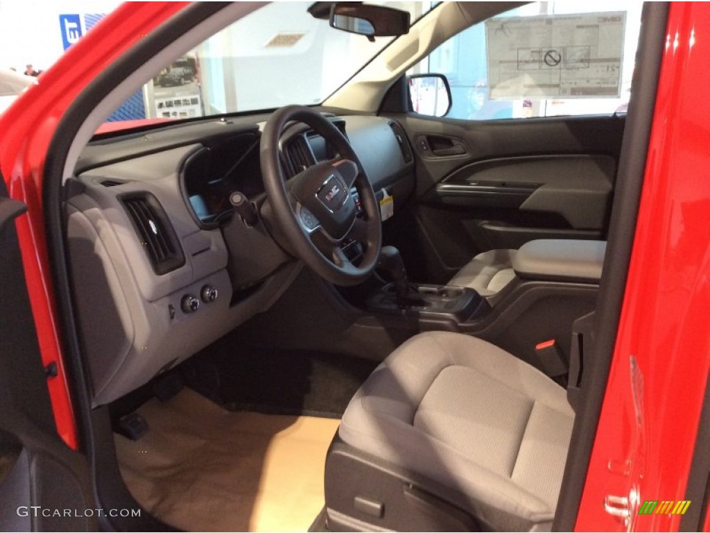 Jet Black/Dark Ash Interior 2015 GMC Canyon Extended Cab 4x4 Photo #101106105