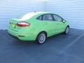 2014 Green Envy Ford Fiesta Titanium Sedan  photo #9