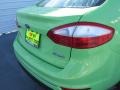 2014 Green Envy Ford Fiesta Titanium Sedan  photo #12