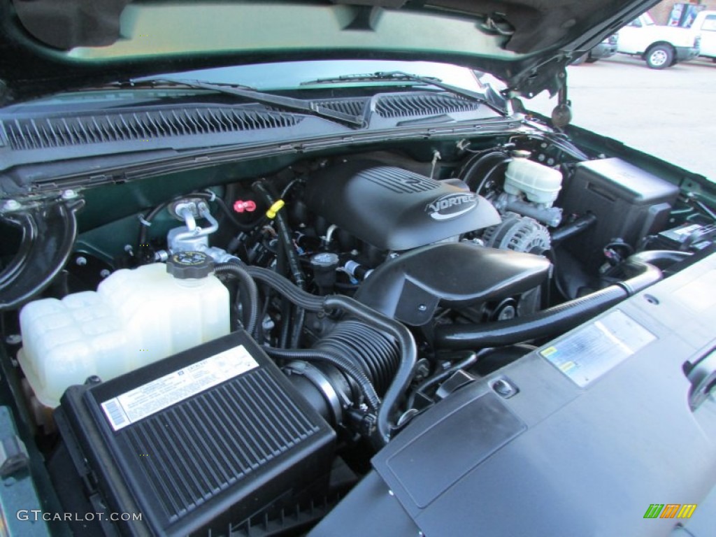 2006 Silverado 1500 LS Crew Cab - Dark Green Metallic / Dark Charcoal photo #9