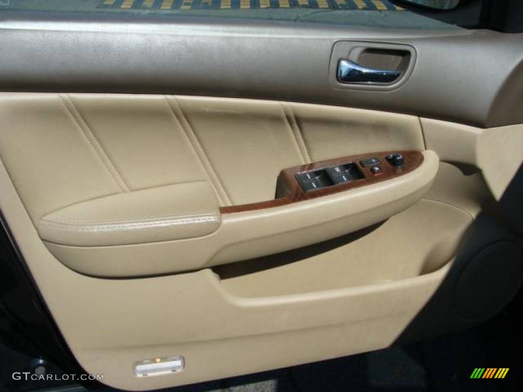 2006 Accord EX-L V6 Sedan - Nighthawk Black Pearl / Ivory photo #6
