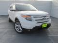 2015 White Platinum Ford Explorer Limited  photo #1