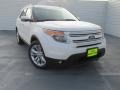 2015 White Platinum Ford Explorer Limited  photo #2
