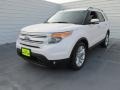 2015 White Platinum Ford Explorer Limited  photo #7