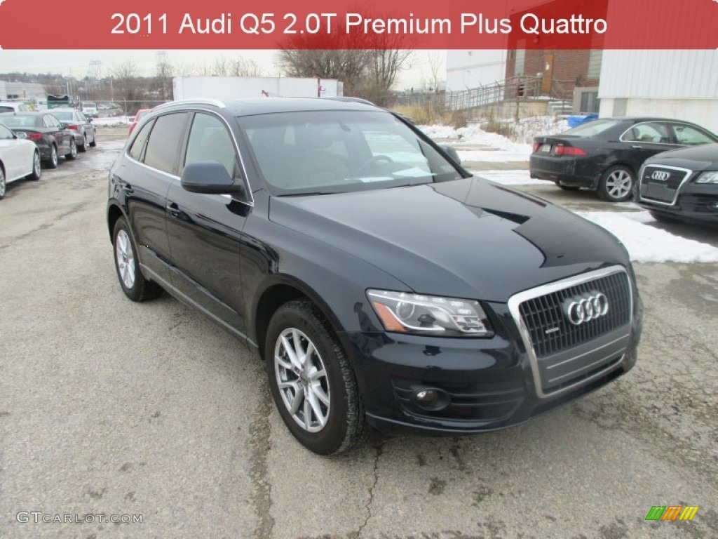 2011 Q5 2.0T quattro - Deep Sea Blue Pearl Effect / Cinnamon Brown photo #1