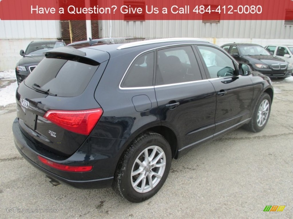 2011 Q5 2.0T quattro - Deep Sea Blue Pearl Effect / Cinnamon Brown photo #3