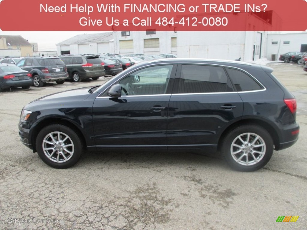2011 Q5 2.0T quattro - Deep Sea Blue Pearl Effect / Cinnamon Brown photo #7