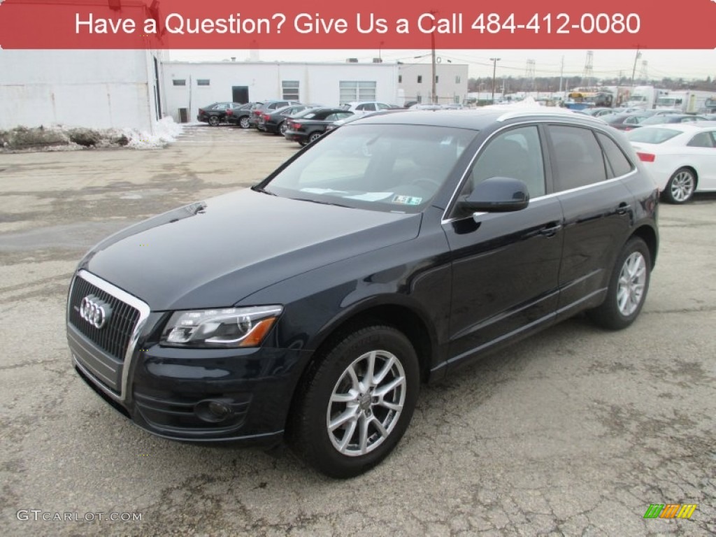 2011 Q5 2.0T quattro - Deep Sea Blue Pearl Effect / Cinnamon Brown photo #8