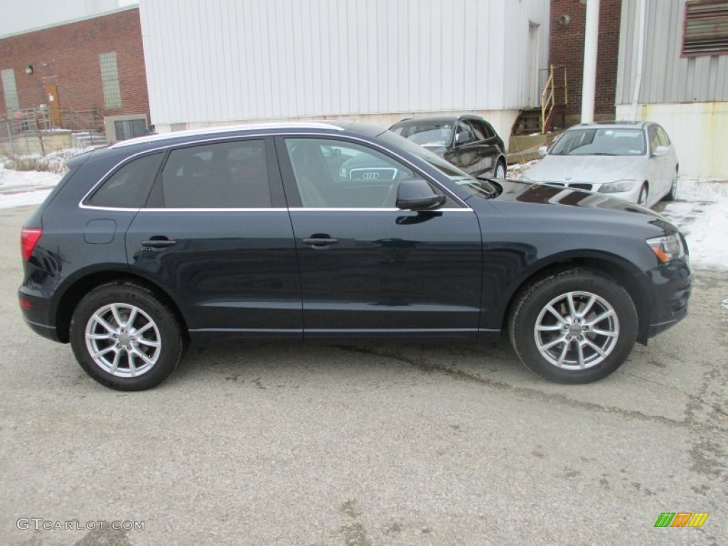 2011 Q5 2.0T quattro - Deep Sea Blue Pearl Effect / Cinnamon Brown photo #14