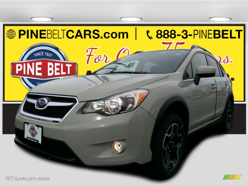 2015 XV Crosstrek 2.0i Premium - Desert Khaki / Black photo #1