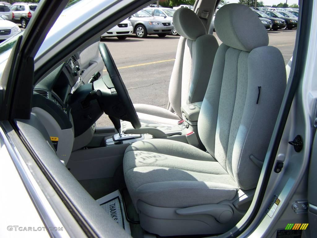 2007 Sonata SE V6 - Bright Silver / Gray photo #9