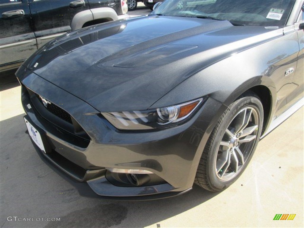 2015 Mustang GT Coupe - Magnetic Metallic / Ebony photo #6
