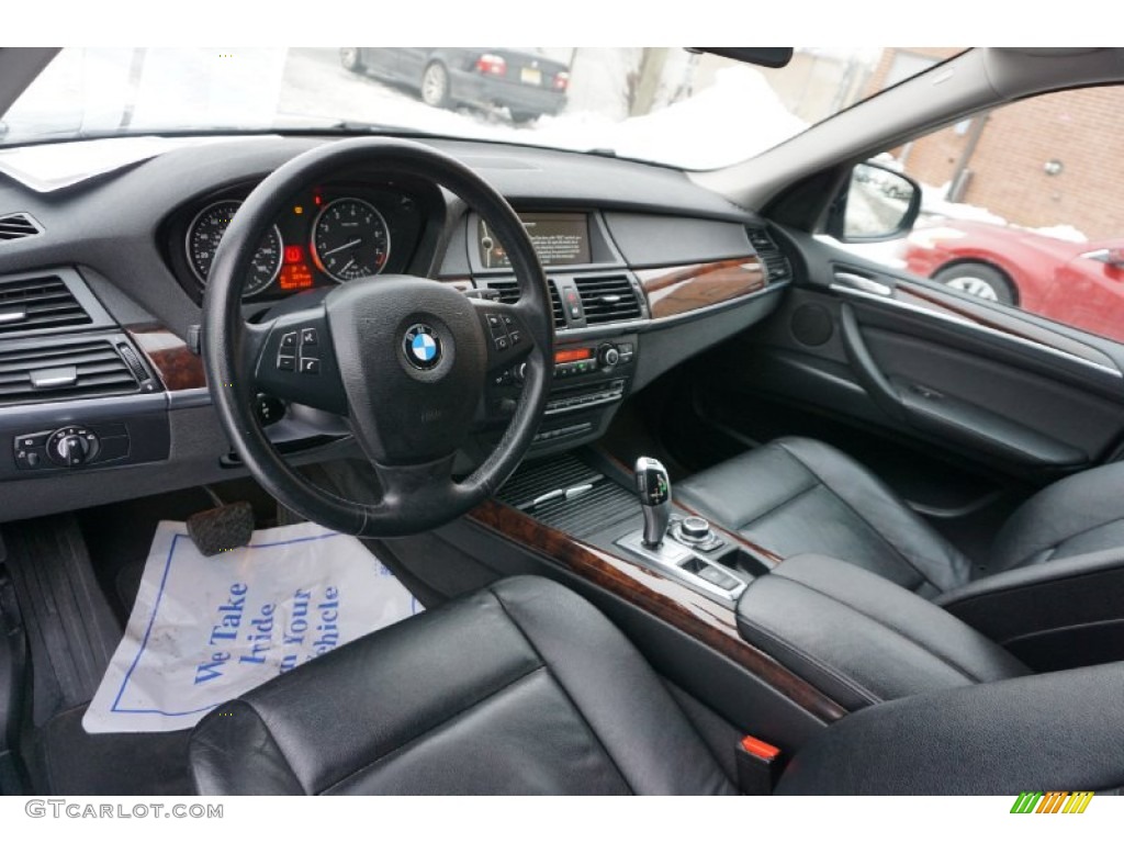 Black Interior 2012 BMW X5 xDrive35i Premium Photo #101120746