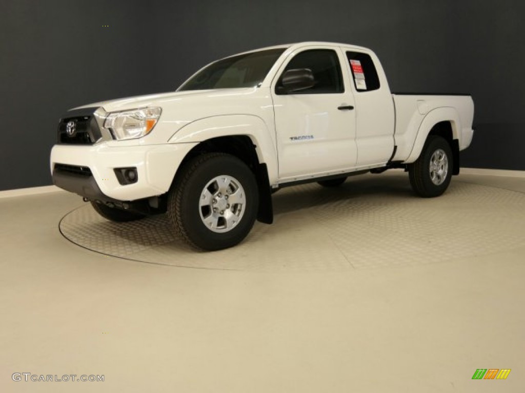 Super White 2015 Toyota Tacoma Access Cab 4x4 Exterior Photo #101121273