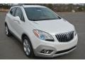 White Pearl Tricoat 2015 Buick Encore Leather