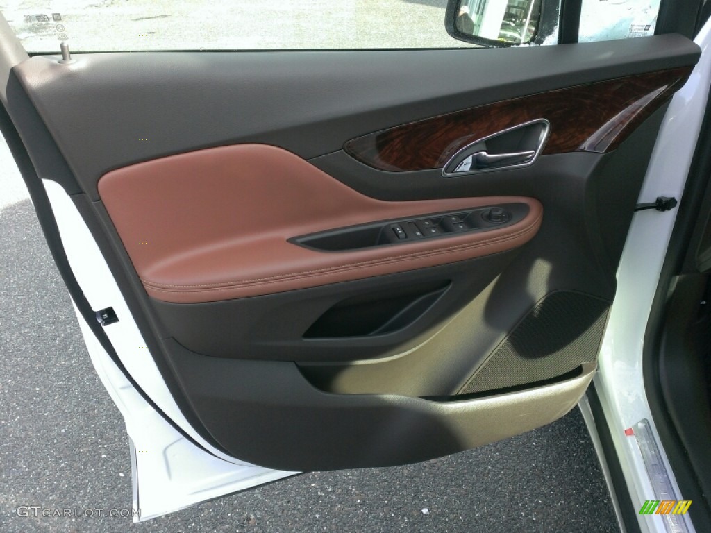 2015 Buick Encore Leather Saddle Door Panel Photo #101121841
