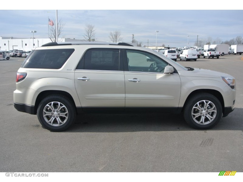 Champagne Silver Metallic 2015 GMC Acadia SLT Exterior Photo #101122078