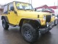 2006 Solar Yellow Jeep Wrangler Sport 4x4  photo #8